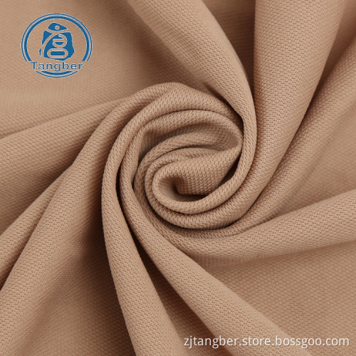 Sportswear tissu piqué suisse polo tissu maille